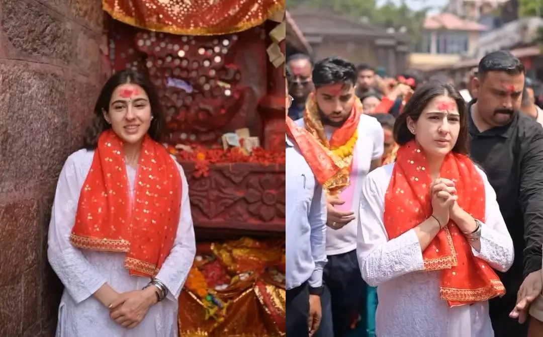 സാറ അലി ഖാൻ കാമാഖ്യ ക്ഷേത്രദർശനത്തിനെത്തിയപ്പോൾ | സ്ക്രീൻ​ഗ്രാബ്