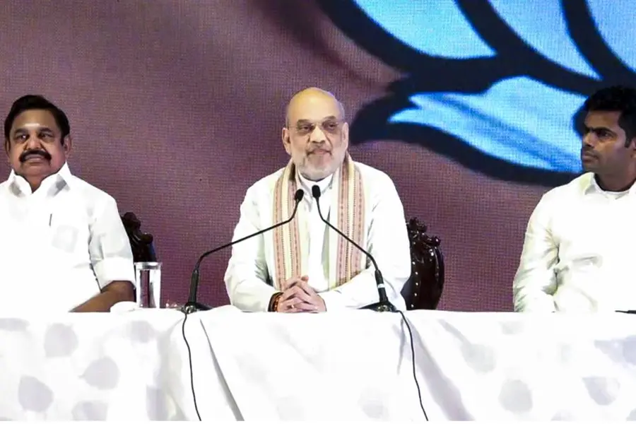 തമിഴ്നാട് നിയമസഭാതിരഞ്ഞെടുപ്പ്: AIADMKയും BJPയും ഒന്നിച്ച്; സഖ്യം പ്രഖ്യാപിച്ച് അമിത് ഷാ