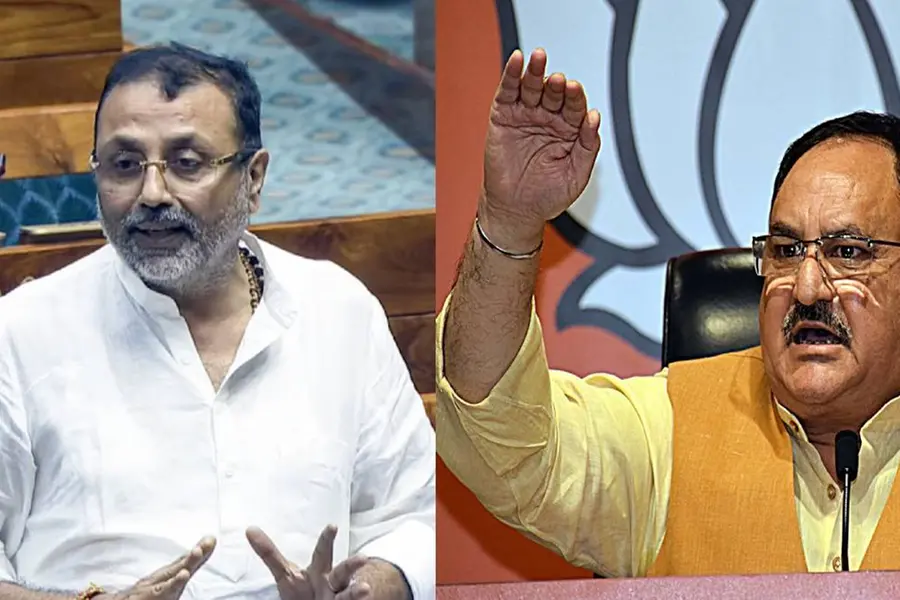 സുപ്രീംകോടതിക്കെതിരായ പരാമര്ശം: ദുബെയെ തള്ളി ബിജെപി, താക്കീതും നല്കി