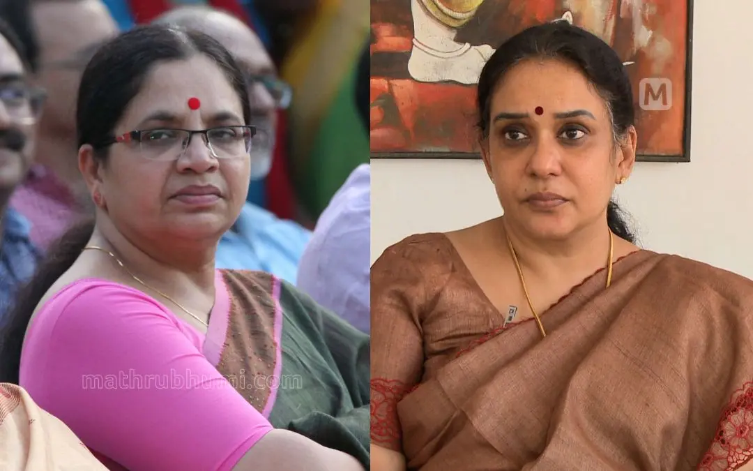 ഭാഗ്യലക്ഷ്മി, മാലാ പാർവതി | ഫോട്ടോ: ബിജു വർഗീസ്, ആർക്കൈവ്സ് \ മാതൃഭൂമി