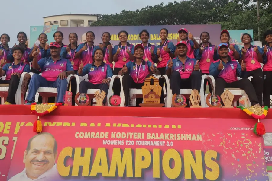 കോടിയേരി ബാലകൃഷ്ണൻ വനിതാ ട്വൻ്റി 20 ക്രിക്കറ്റ് ടൂർണമെൻ്റ് ; ട്രിവാൻഡ്രം റോയൽസ് ചാമ്പ്യന്മാർ
