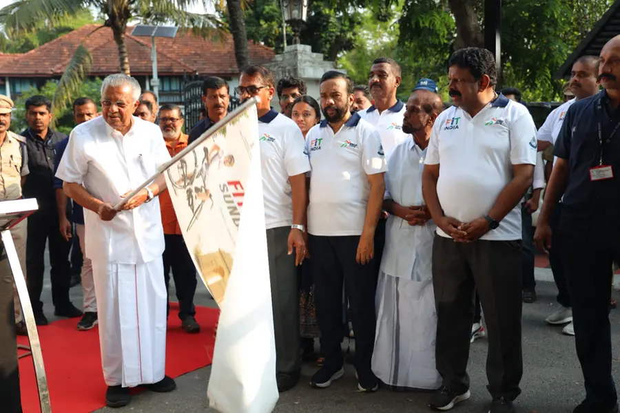 SAI LNCPE തിരുവനന്തപുരം ഫിറ്റ് ഇന്ത്യ സൈക്ലിംഗ് ഡ്രൈവ് സംഘടിപ്പിച്ചു