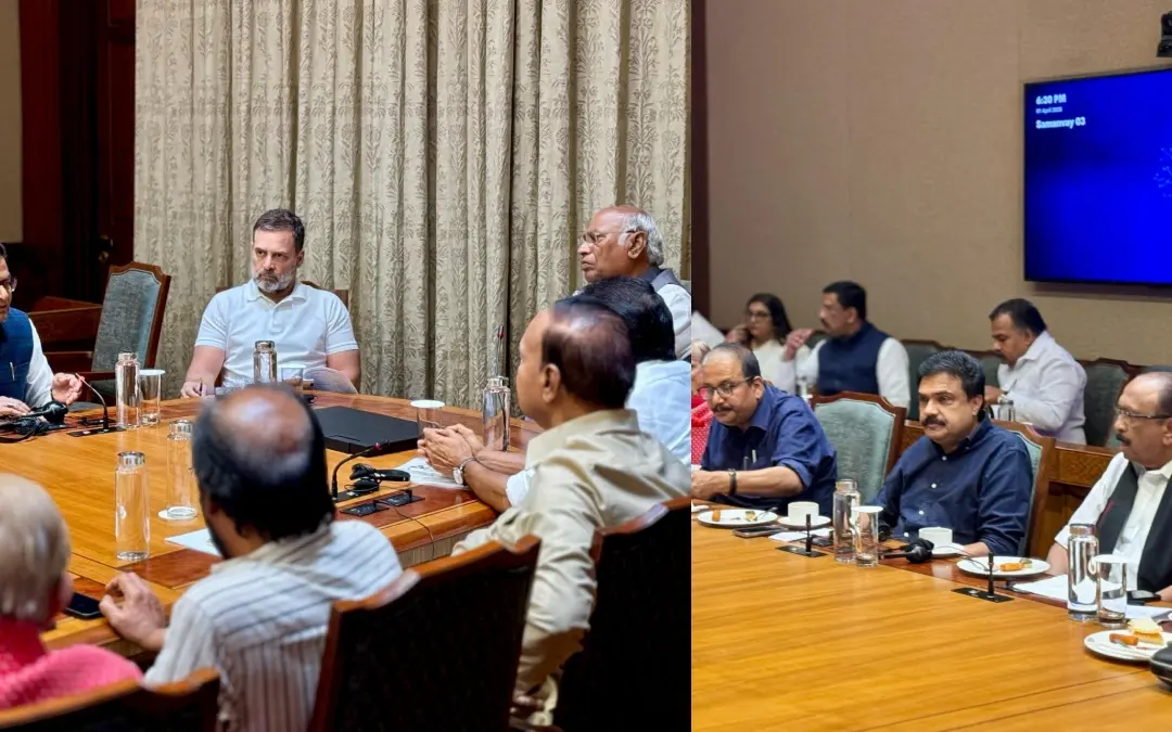 ഇന്ത്യ മുന്നണി യോഗത്തില്നിന്ന് | Photo: X/ ANI