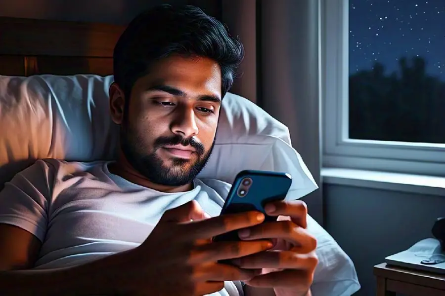 ഉറങ്ങാൻ നേരവും കണ്ണ് സ്ക്രീനിലാണോ?; ഇൻസോംനിയ സാധ്യത 59 ശതമാനംവരെ, 24 മിനിറ്റ് ഉറക്കംകുറയും