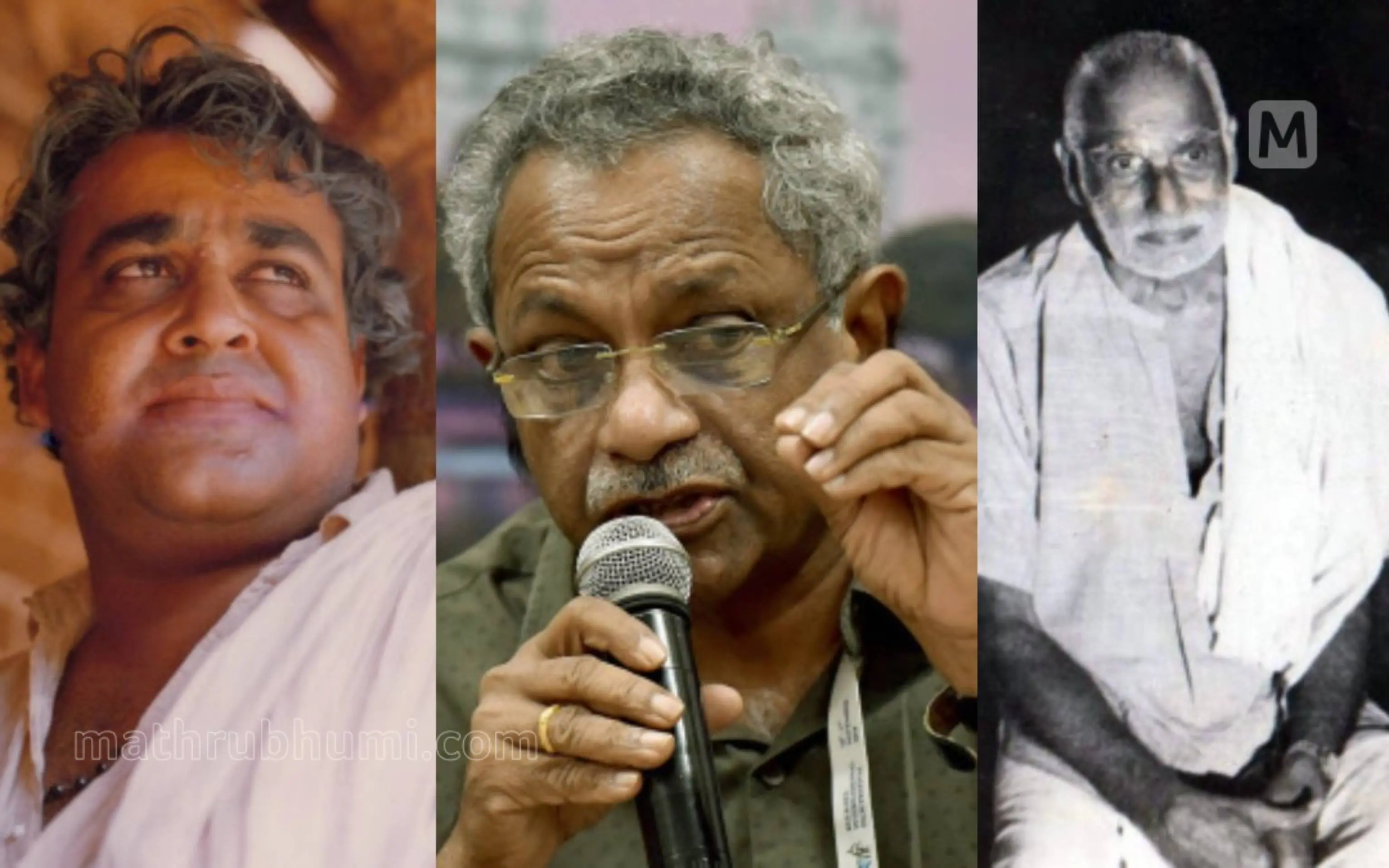 മോഹന്‍ലാല്‍ 'വാനപ്രസ്ഥ'ത്തില്‍, ഷാജി എന്‍. കരുണ്‍, പിറവിയില്‍ പ്രേംജി | ഫോട്ടോ: മാതൃഭൂമി, പിടിഐ