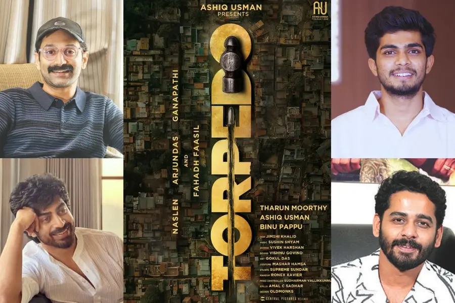 'ടോർപിഡോ'യുമായി തരുൺ മൂർത്തി, തിരക്കഥ ബിനു പപ്പു, താരനിരയിൽ ഫഹദും അർജുൻ ദാസും നസ്ലിനും ഗണപതിയും