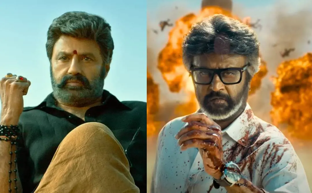 നന്ദമൂരി ബാലകൃഷ്ണ, രജിനീകാന്ത് | സ്ക്രീൻഗ്രാബ്