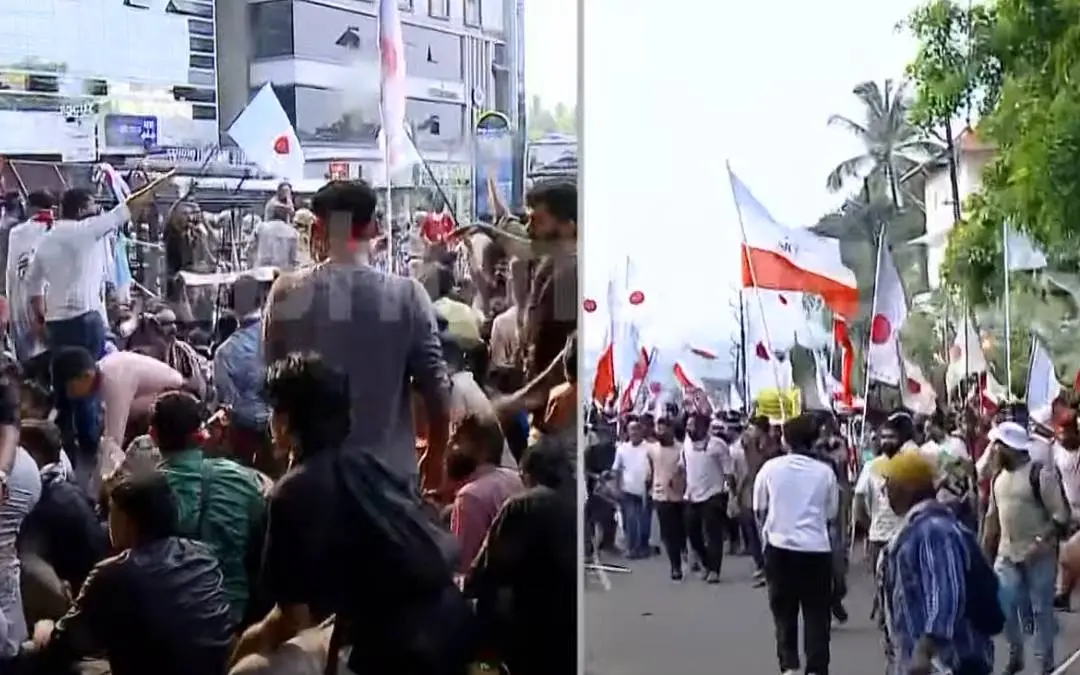 വഖഫ് ഭേദഗതിക്കെതിരേ കരിപ്പൂരില് നടന്ന സോളിഡാരിറ്റി മാര്ച്ചില് നിന്ന്