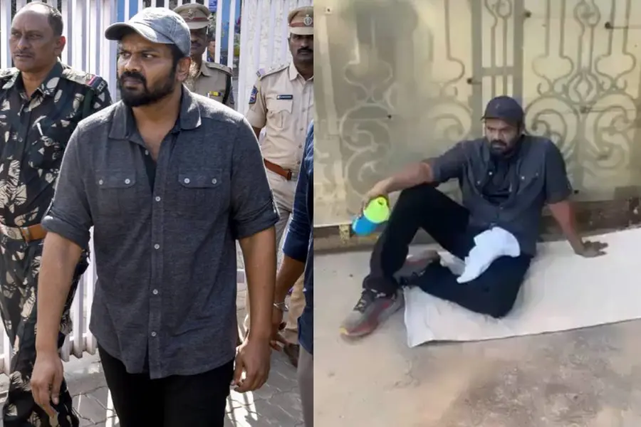 'പോകാൻ വേറെ ഇടമില്ല'; നടൻ മോഹൻബാബുവിന്റെ വീടിനുമുന്നിൽ മകനും നടനുമായ മനോജിന്റെ കുത്തിയിരിപ്പ് സമരം