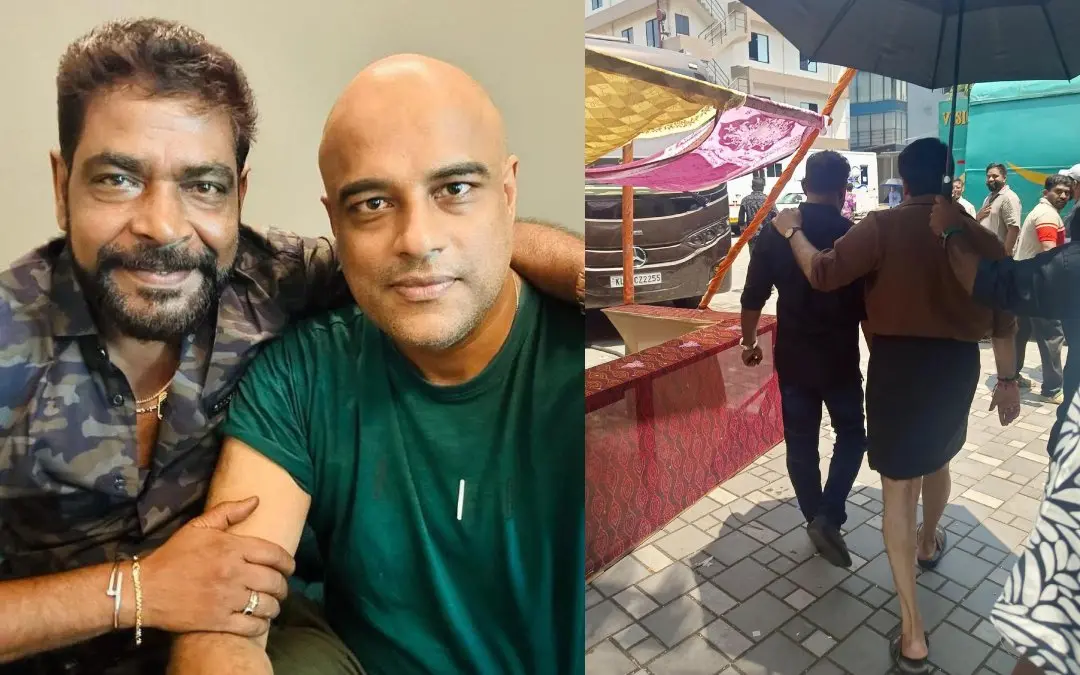 ആന്റണി പെരുമ്പാവൂര്‍ മുരളി ഗോപിക്കൊപ്പം, ആന്റണി മോഹന്‍ലാലിനൊപ്പം | Photo: Facebook/ Antony Perumbavoor