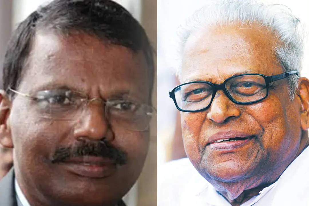 കെ നടരാജന്/ വി.എസ് അച്യുതാനന്ദന് | Photo: Mathrubhumi