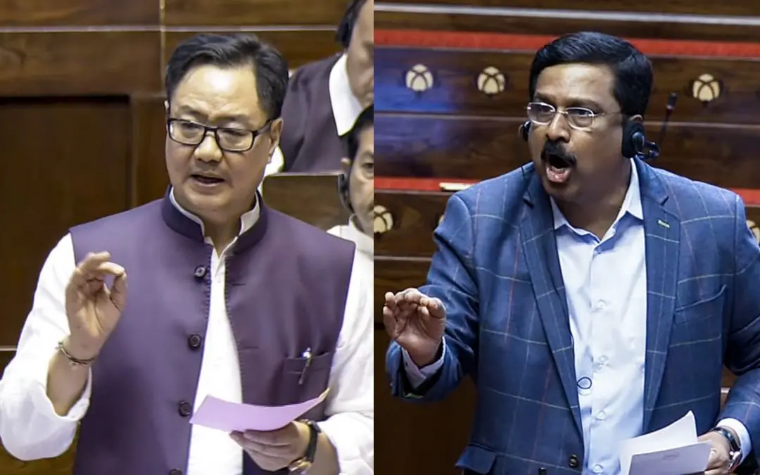 കിരണ് റിജിജു, സയ്യിദ് നസീര് ഹുസൈന് | Photo: PTI, ANI