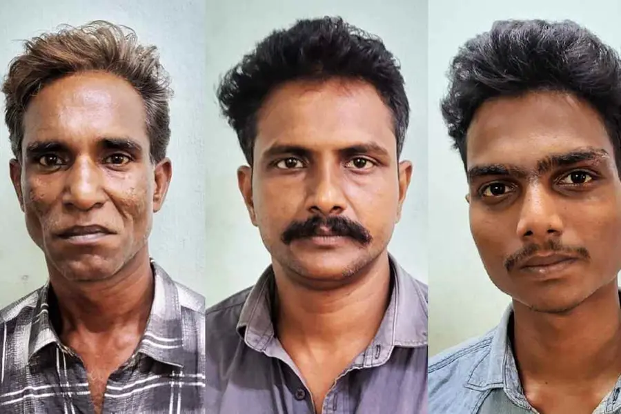 ദേശീയപാതയോരത്ത് ലഹരിക്കച്ചവടം; മൂന്നുപേരെ ഒന്നരക്കിലോ കഞ്ചാവുമായി പിടികൂടി