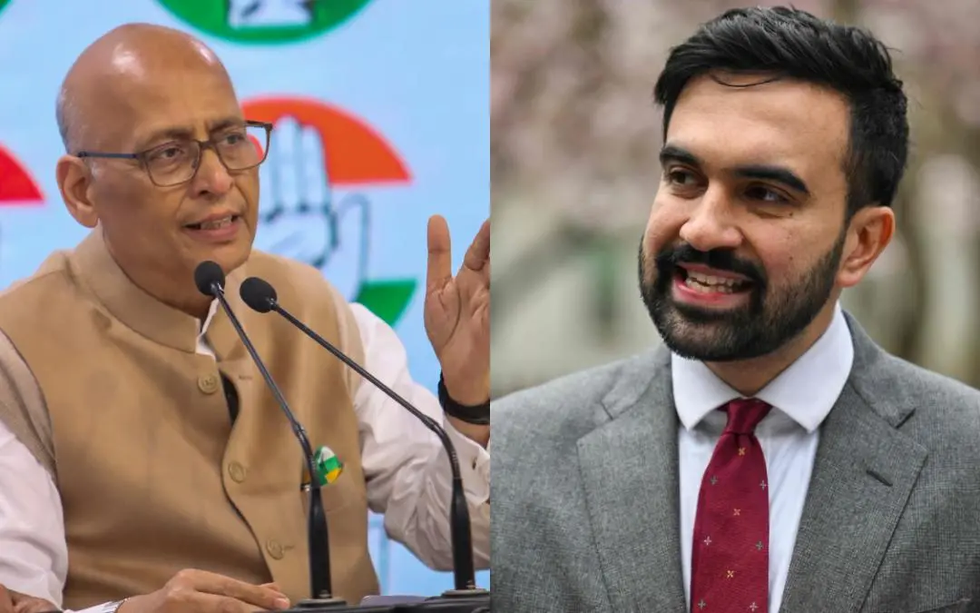 അഭിഷേക് സിങ്വി, സൊഹ്റാൻ മംദാനി | Photo: PTI,AFP