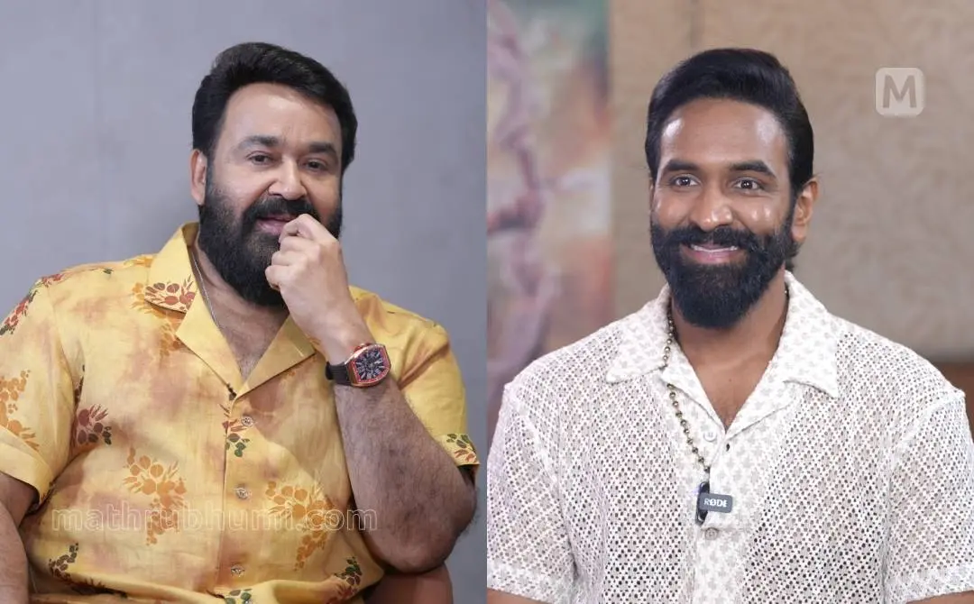 മോഹൻലാൽ, വിഷ്ണു മഞ്ചു | ഫോട്ടോ: ജെയ്വിന് ടി. സേവ്യര് \ മാതൃഭൂമി