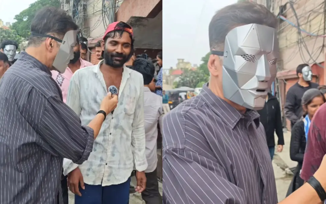 അക്ഷയ്കുമാര്‍ ബാന്ദ്രയിലെ തീയേറ്ററിന് മുന്നില്‍ | Photo: Screen grab/ Akshay Kumar