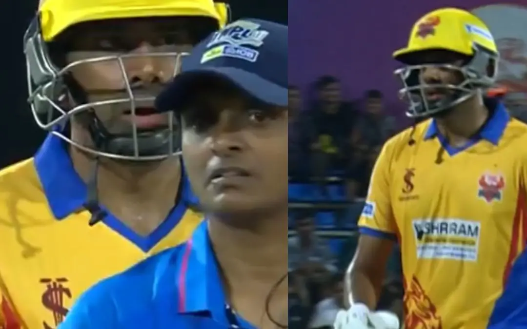 വനിതാ അമ്പയറോട് തർക്കിക്കുന്ന അശ്വിൻ | X.com/@StarSportsTamil