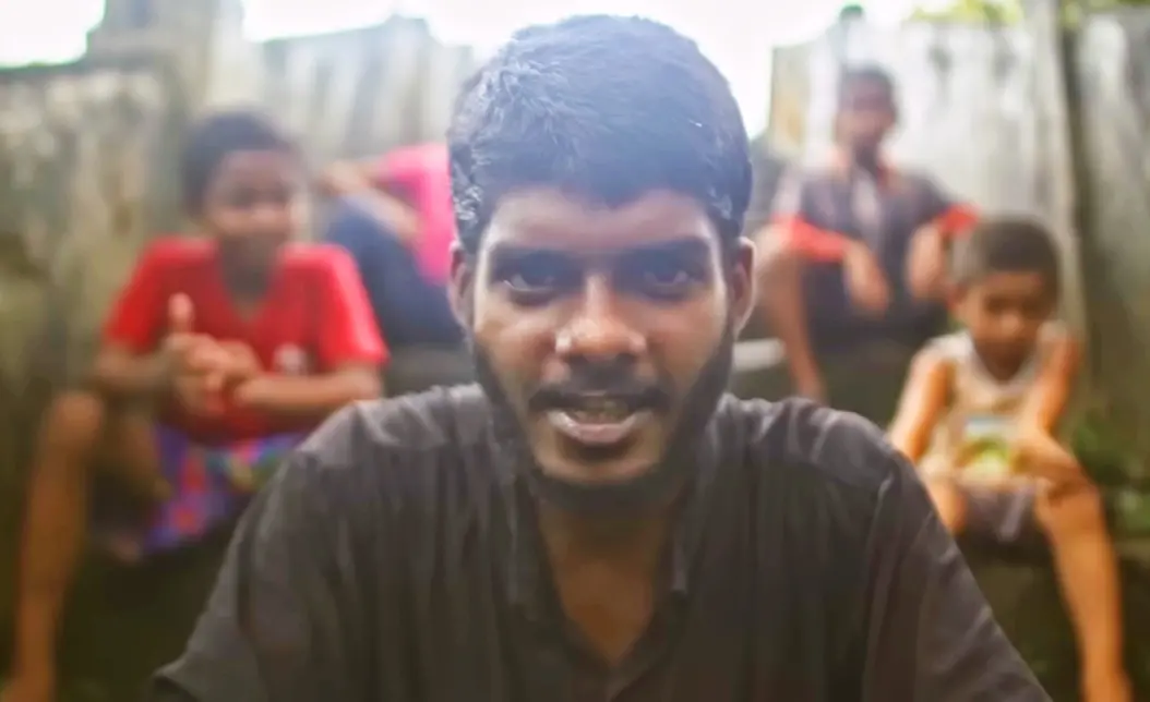 'വോയ്‌സ് ഓഫ് വോയ്‌സ് ലെസ്' ല്‍ വേടന്‍ | Photo: Screengrab from Voice of voiceless song Video, youtube/Vedan with Word