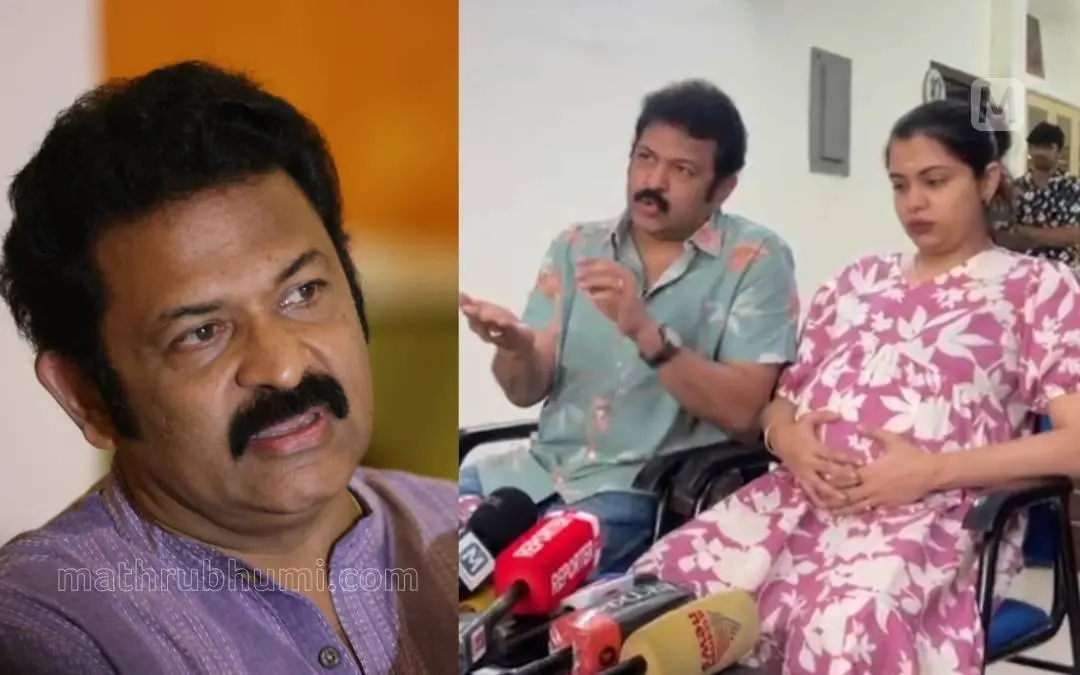 കൃഷ്ണകുമാര്‍, കൃഷ്ണകുമാറും ദിയ കൃഷ്ണയും വാര്‍ത്താസമ്മേളനത്തില്‍ | Photo: Mathrubhumi