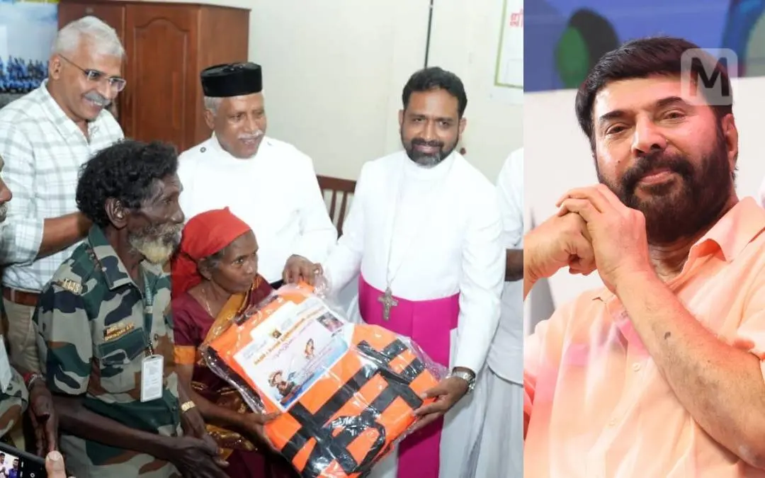 മത്സ്യത്തൊഴിലാളികള്‍ക്ക് വലയും ലൈഫ് ജാക്കറ്റും കൈമാറുന്നു | Photo: Special Arrangement