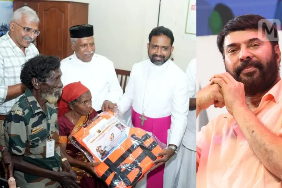ആദിവാസികളായ മത്സ്യത്തൊഴിലാളികള്ക്ക് മീന് വലകളും ലൈഫ് ജാക്കറ്റുകളുമെത്തിച്ച് മമ്മൂട്ടി