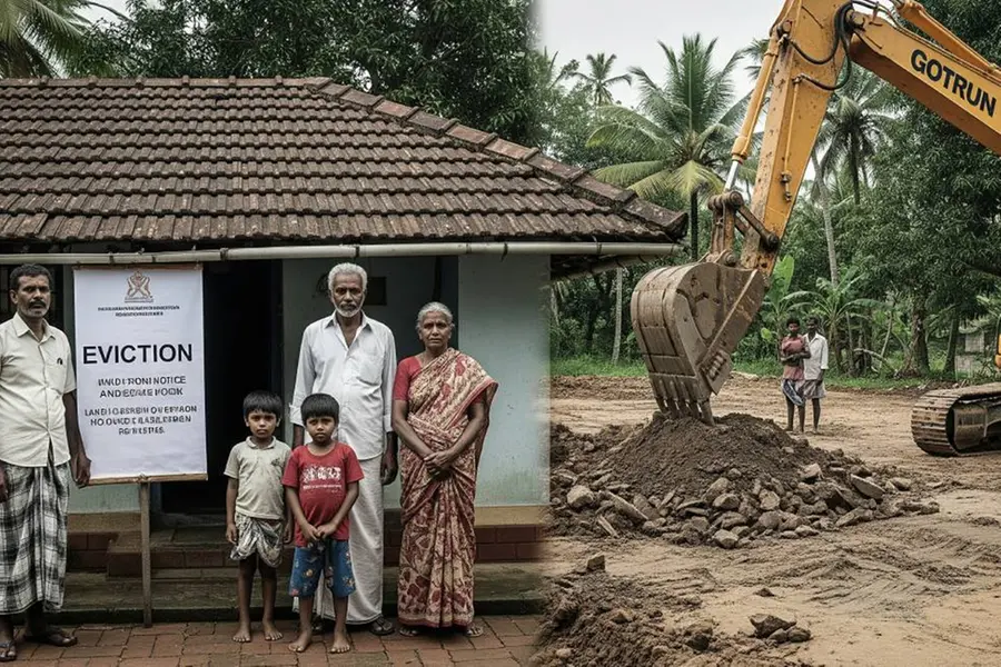 ഇല്ലാത്ത സ്ഥലത്തേക്ക് കുടിയൊഴിയാന് നോട്ടീസ്; 'ഞാങ്ങോ എങ്ങോട്ട് പോണ്ടത്'-കണ്ണീരോടെ കുടുംബം