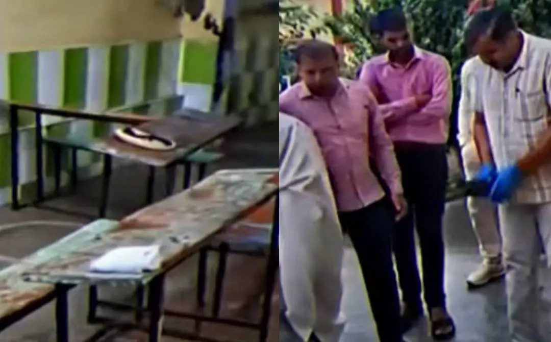 കൃത്യം നടന്ന സ്ഥലത്തുനിന്നുള്ള ദൃശ്യം | Screengrab: Mathrubhumi News