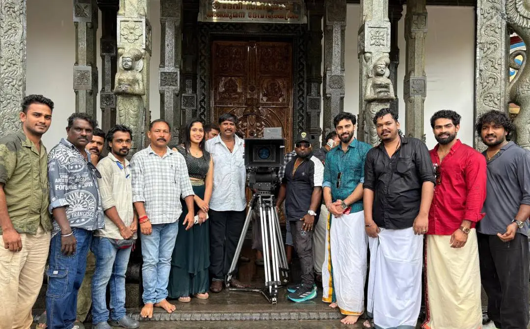 'ഓറ മൂവിസ് പ്രൊഡക്ഷൻ നമ്പർ 1' പൂജ ചടങ്ങിൽനിന്ന് | ഫോട്ടോ: അറേഞ്ച്ഡ്