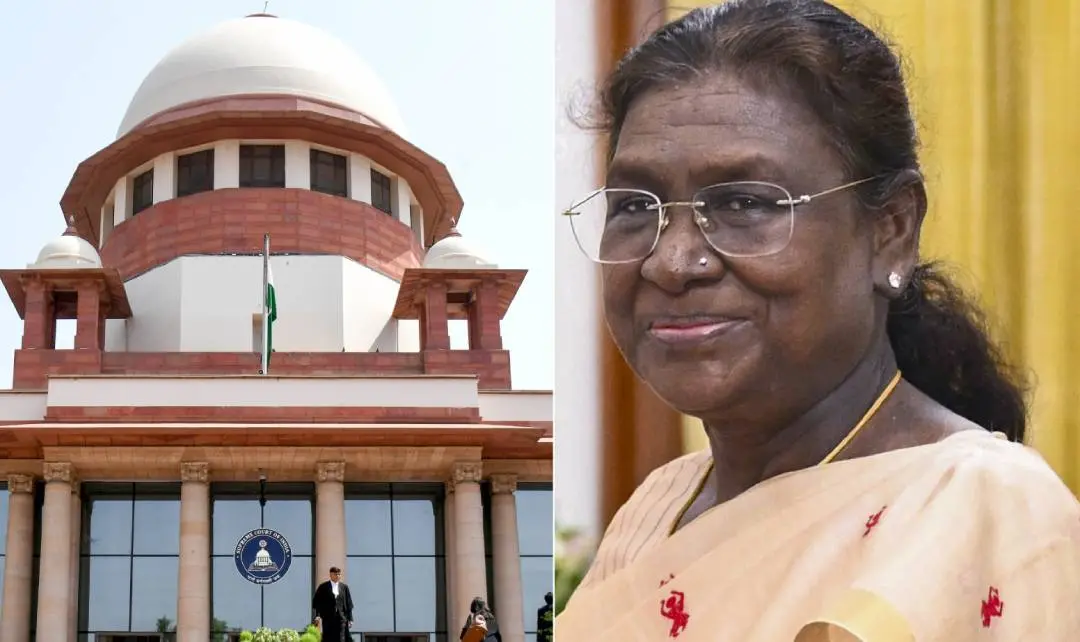 സുപ്രീം കോടതി, ദ്രൗപദി മുര്മു | Photo: PTI, ANI