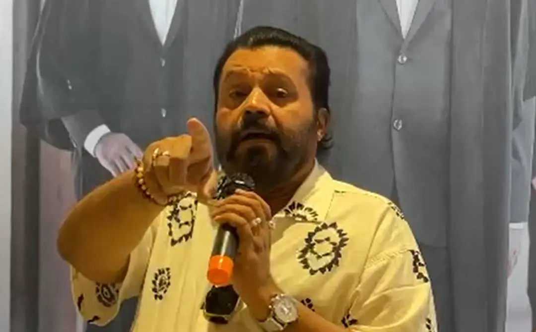 സുരേഷ് ഗോപി വാർത്താ സമ്മേളനത്തിൽ സംസാരിക്കുന്നു | സ്ക്രീൻഗ്രാബ്