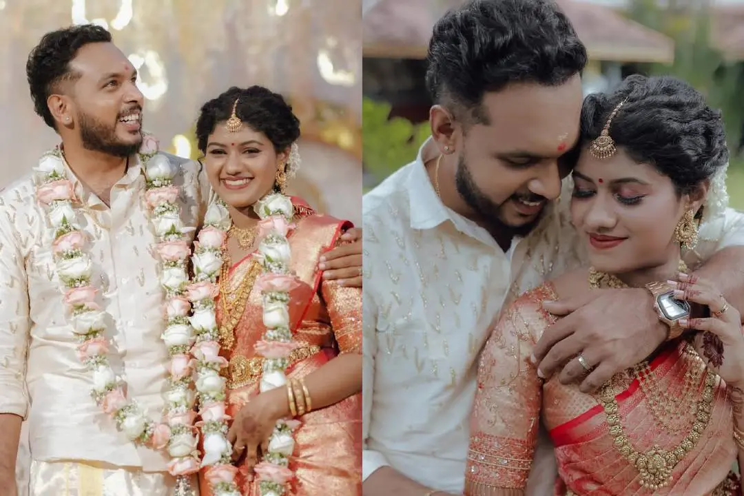 കാര്ത്തിക് സൂര്യയും വര്ഷയും | Photo: instagram/ karthik surya