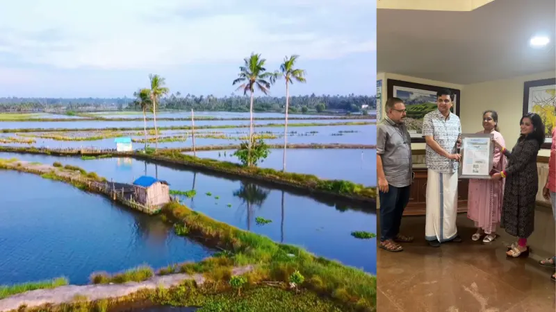 കടമക്കുടി, മാതൃഭൂമി വാർത്ത 'കാണാം കടമക്കുടി' മന്ത്രി മുഹമ്മദ് റിയാസിന് സമർപ്പിക്കുന്നു
