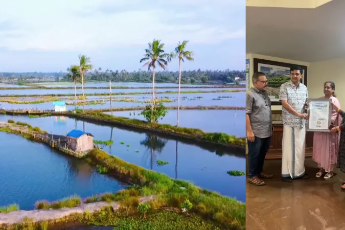ലോക ശ്രദ്ധയിലേക്ക് വീണ്ടും കടമക്കുടി; മാതൃഭൂമി വാർത്ത 'കാണാം കടമക്കുടി' മന്ത്രിക്ക് സമർപ്പിച്ചു