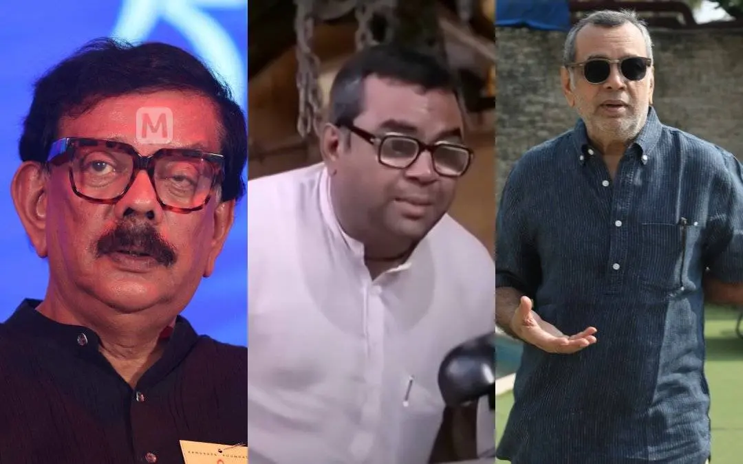 പ്രിയദര്ശന്, പരേഷ് റാവല് ഹേരാ ഫേരിയില്, പരേഷ് റാവല് | Photo: Mathrubhumi, Screen grab/ Goldmines Bollywood, PTI