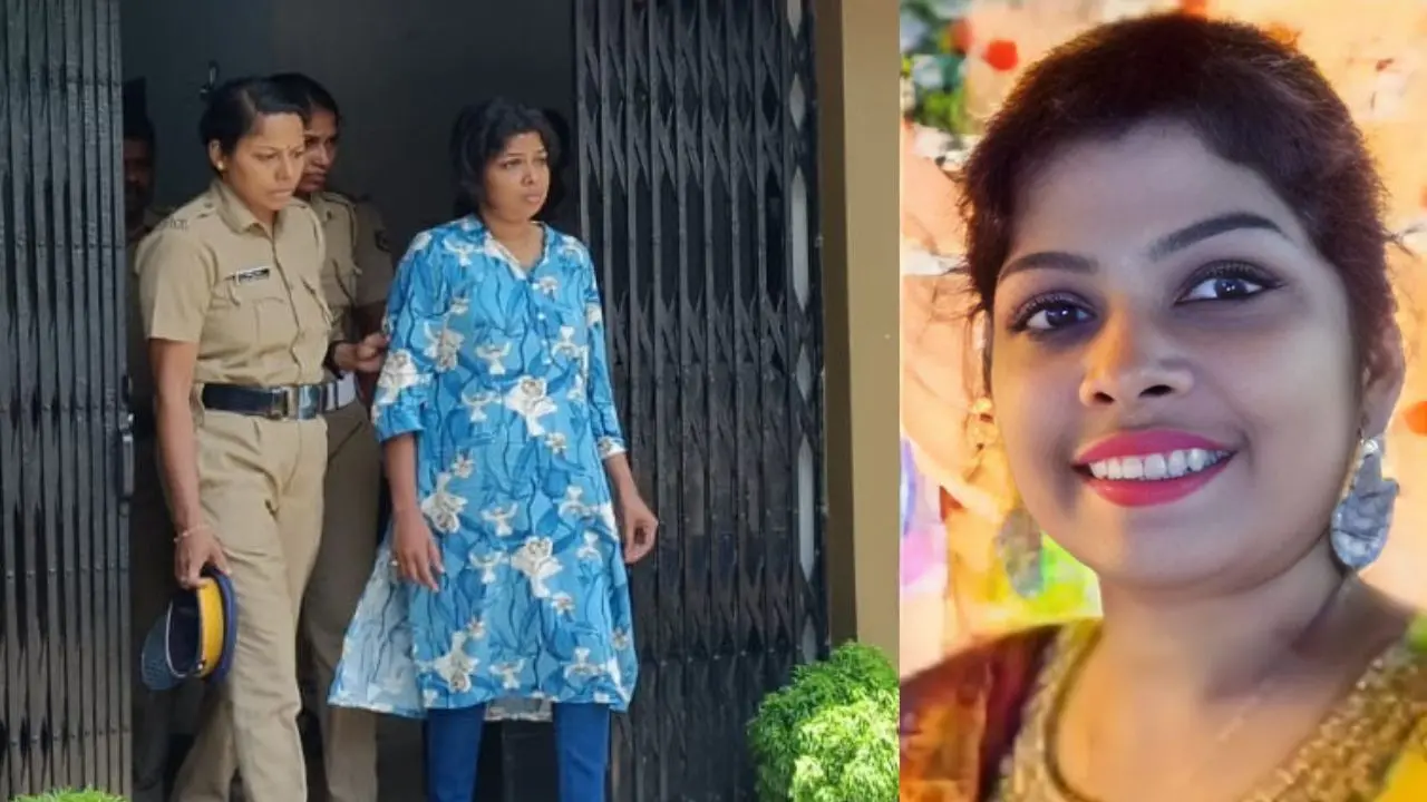 1. രേഷ്മയെ പോലീസ് സ്റ്റേഷനിൽനിന്ന് പുറത്തേക്ക് കൊണ്ടുവരുന്നു. 2. രേഷ്മ