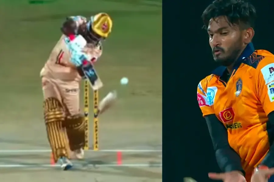 ഷോട്ടിനിടെ ബാറ്റൊടിഞ്ഞു; തെറിച്ചുപോയ കഷ്ണം ബൗളറുടെ നേർക്ക്, സംഭവം തമിഴ്നാട് പ്രീമിയർ ലീഗിൽ