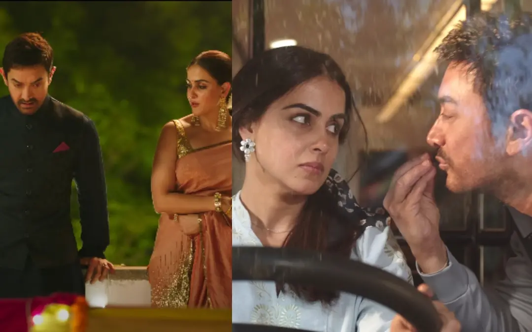 ആമിര് ഖാനും ജെനീലിയയും 'സിത്താരേ സമീന് പര്' ട്രെയ്ലറില് | Photo: Screen grab/ Aamir Khan Talkies
