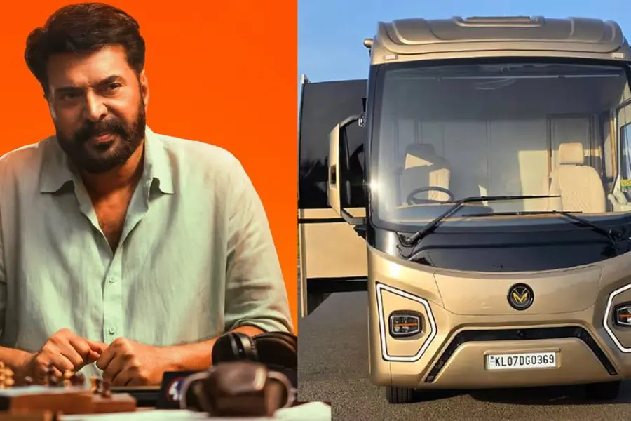 വലുതാകുന്ന ബെഡ്റൂം, സവിശേഷമായ സൗകര്യങ്ങള്; പുത്തന് കാരവാന് സ്വന്തമാക്കി മമ്മൂട്ടി
