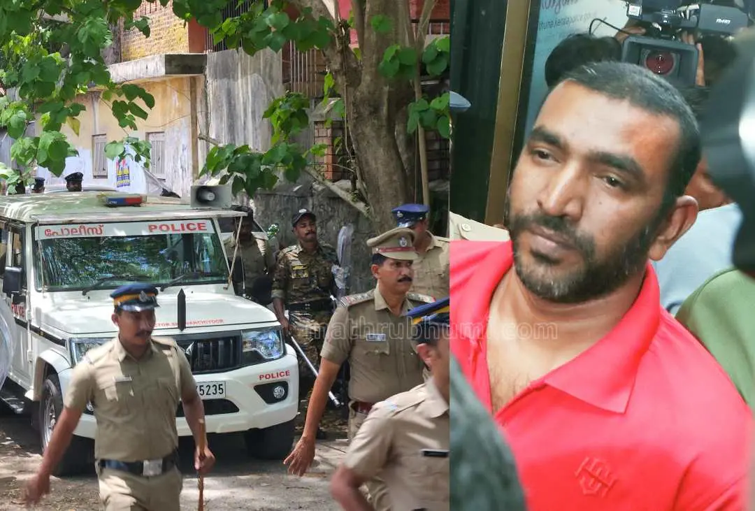 ബെയ്ലിന്ദാസിനെ കോടതിയില്നിന്ന് പുറത്തേക്ക് കൊണ്ടുവരുന്നു, ബെയ്ലിന് ദാസ് |ഫോട്ടോ:മാതൃഭൂമി