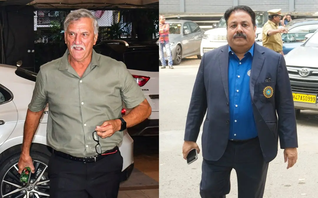 റോജര് ബിന്നി, രാജീവ് ശുക്ല | Photo: PTI