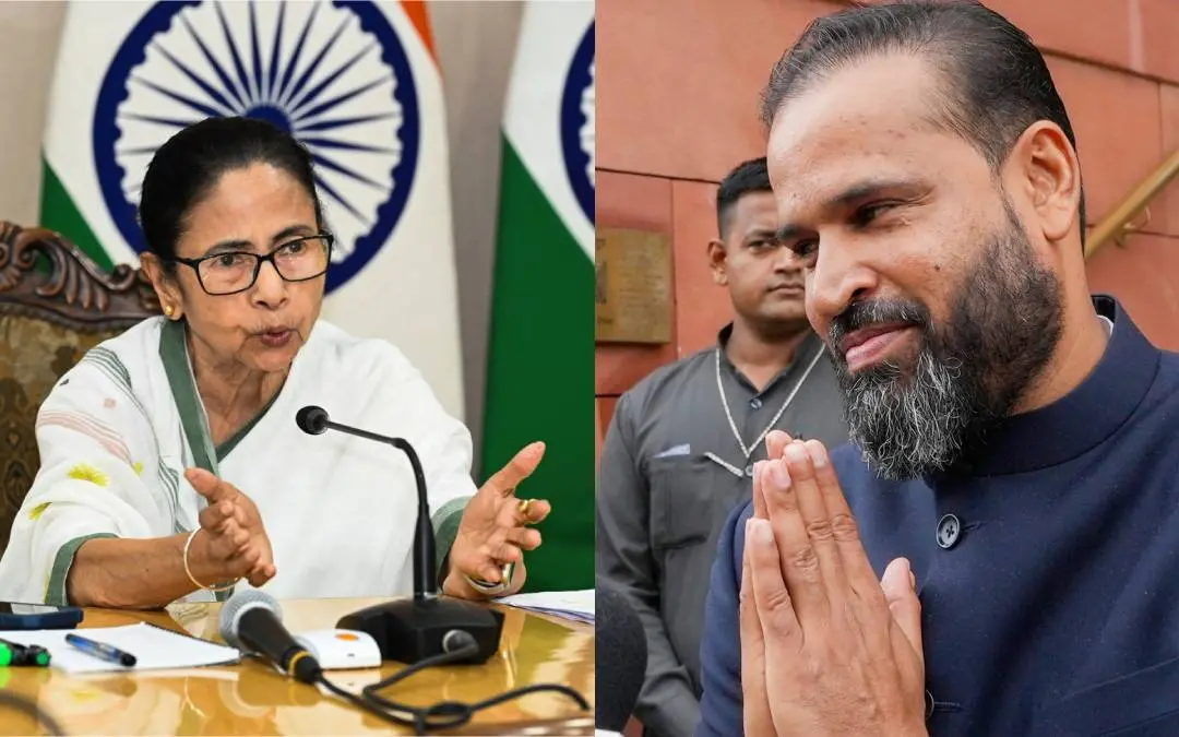 മമതാ ബാനർജി, യൂസഫ് പത്താൻ | ANI, PTI