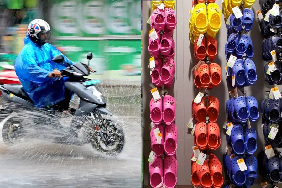 100 രൂപയുടെ റെയിൻ കോട്ടും ക്ലോഗ്സും, 'മഴക്കാല ട്രെൻ്റ് '10 കോടി രൂപയുടെ കച്ചവടം നൽകുമെന്ന് പ്രതീക്ഷ