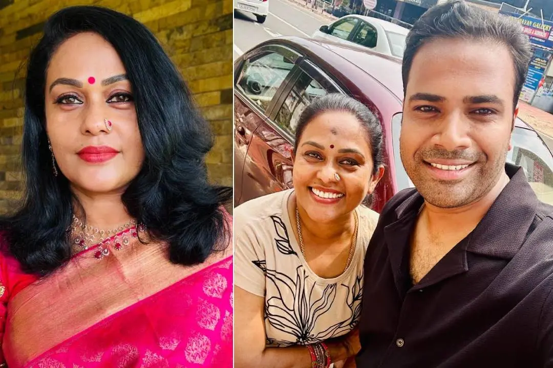 സീമ ജി നായരും വിഷ്ണുവും | Photo: facebook/ seema g nair
