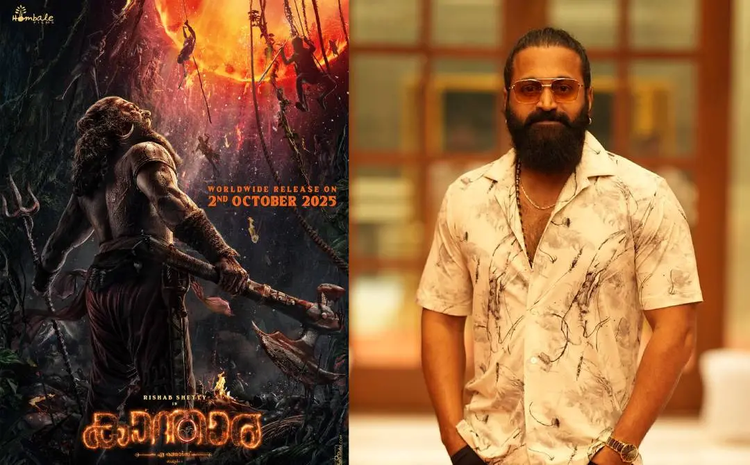 കാന്താര : ചാപ്റ്റർ 1 പോസ്റ്റർ, ഋഷഭ് ഷെട്ടി | ഫോട്ടോ: Facebook