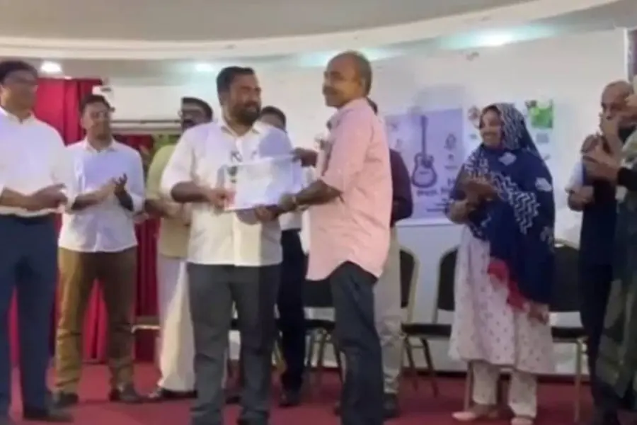 പ്രവാസി വെല്ഫയര് സാഹോദര്യയാത്രയ്ക്ക് സ്വീകരണം നല്കി
