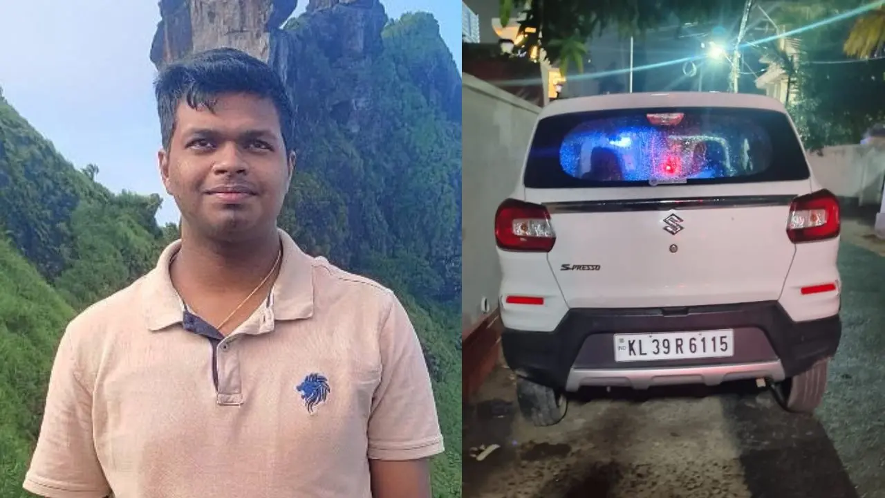 ഐവിന് ജോജി, സംഭവവുമായി ബന്ധപ്പെട്ട് പോലീസ് കസ്റ്റഡിയിലെടുത്ത കാർ