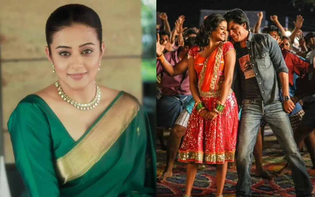 പ്രിയാമണി, പ്രിയാമണിയും ഷാരൂഖ് ഖാനും ചെന്നൈ എക്സ്പ്രസില് | Photo: Instagram/ Priya Mani Raj, X/ Shah Rukh Khan Universe Fan Club