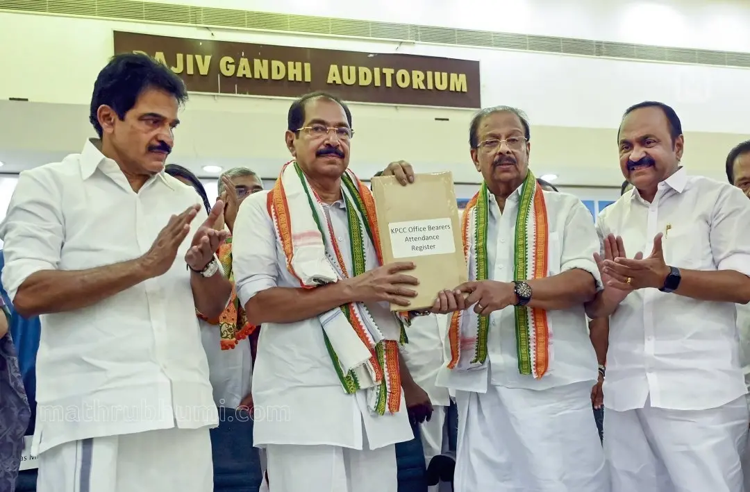 കെസി വേണുഗോപാൽ, സണ്ണി ജോസഫ്, കെ. സുധാകരൻ, വിഡി സതീശൻ  | Poto: PTI