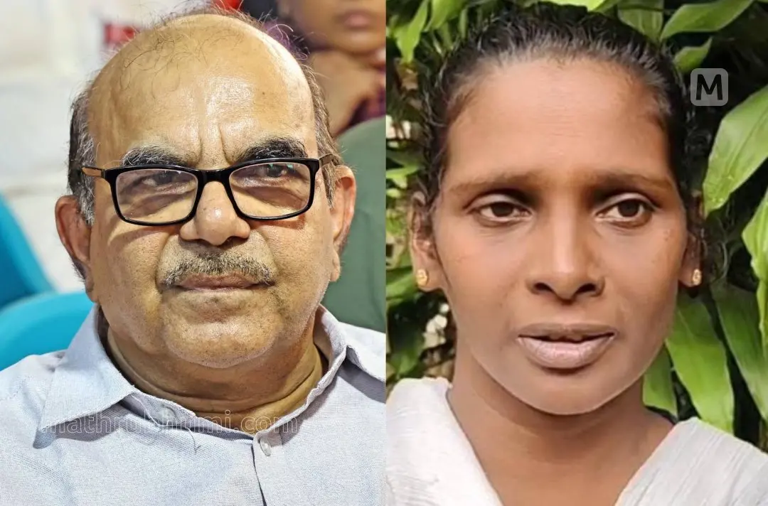 പി. ശശി, ആർ. ബിന്ദു | Photo: Mathrubhumi