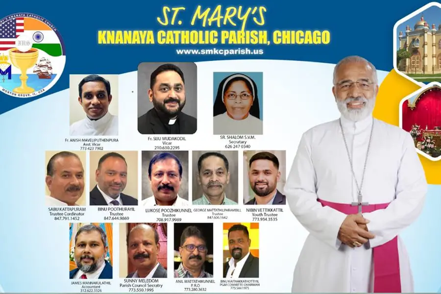 സെന്റ് മേരീസ് ക്നാനായ കത്തോലിക്ക വാര്ഷികാഘോഷം; ഉദ്ഘാടനം ആര്ച്ച് ബിഷപ്പ് മാര് മാത്യു മൂലക്കാട്ട്